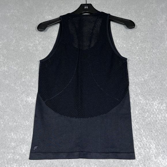 Fabletics Tank Top Womens Size Small Black Seamless Athletic Racerback - Picture 5 of 9